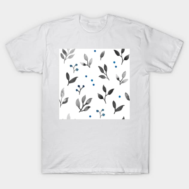 Leaf Pattern T-Shirt by Ychty